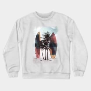 Surf Beach Crewneck Sweatshirt